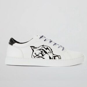 Philipp Plein White and Black Sneakers